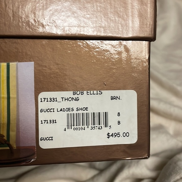 This is an older pair of Gucci shoes I have.  Great used condition size 8 - Picture 7 of 7